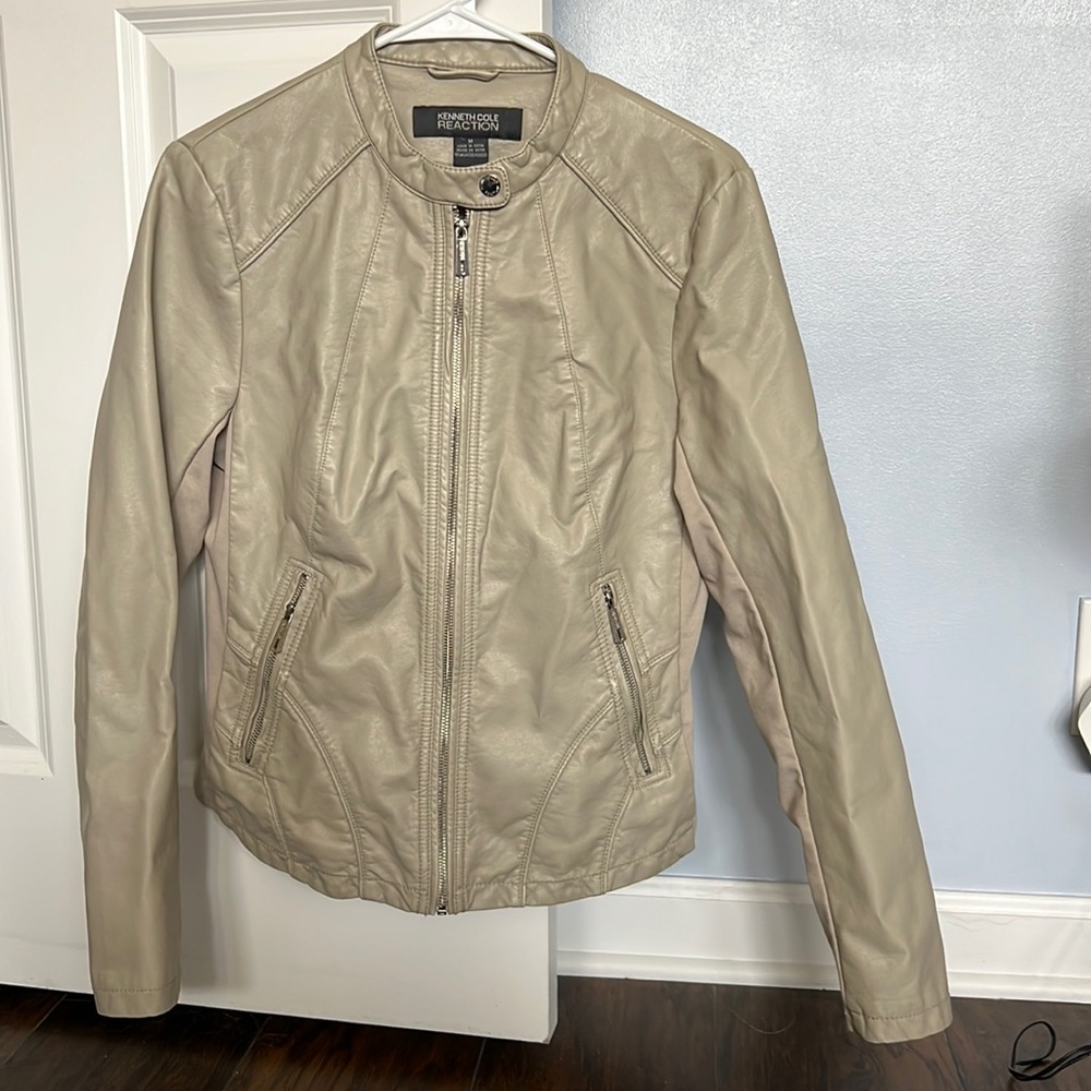 Kenneth Cole Reaction faux leather jacket